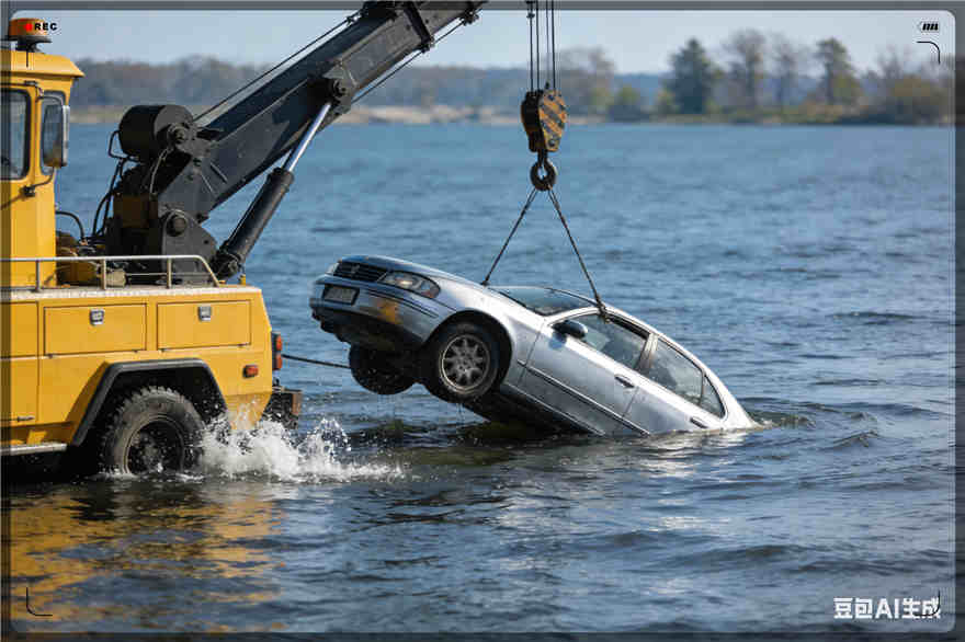 虹口区吊车救援电话【案例】